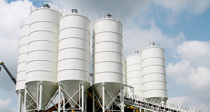 Silo De Cemento Desmontable Y Equipamientos Del Silo