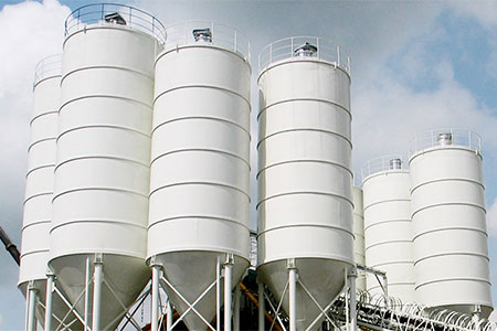 Silo De Cemento Desmontable Y Equipamientos Del Silo img