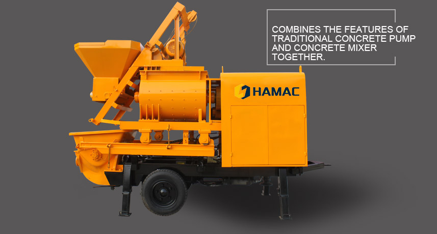 Bomba mezcladora de concreto eléctrica HBT25-L1