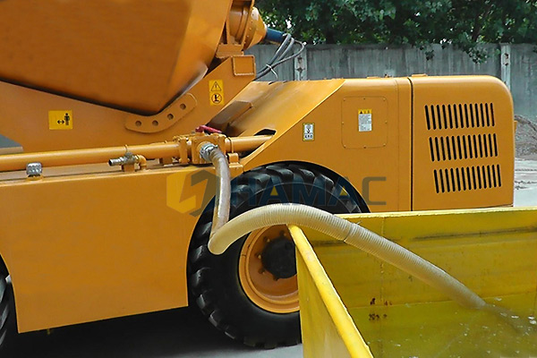 Self-loading Mobile Concrete Mixer